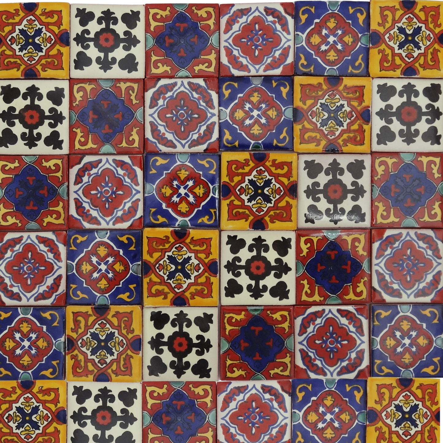 "El Cuadrángulo" Tile Collection - 50 x 5cm Handmade Tiles
