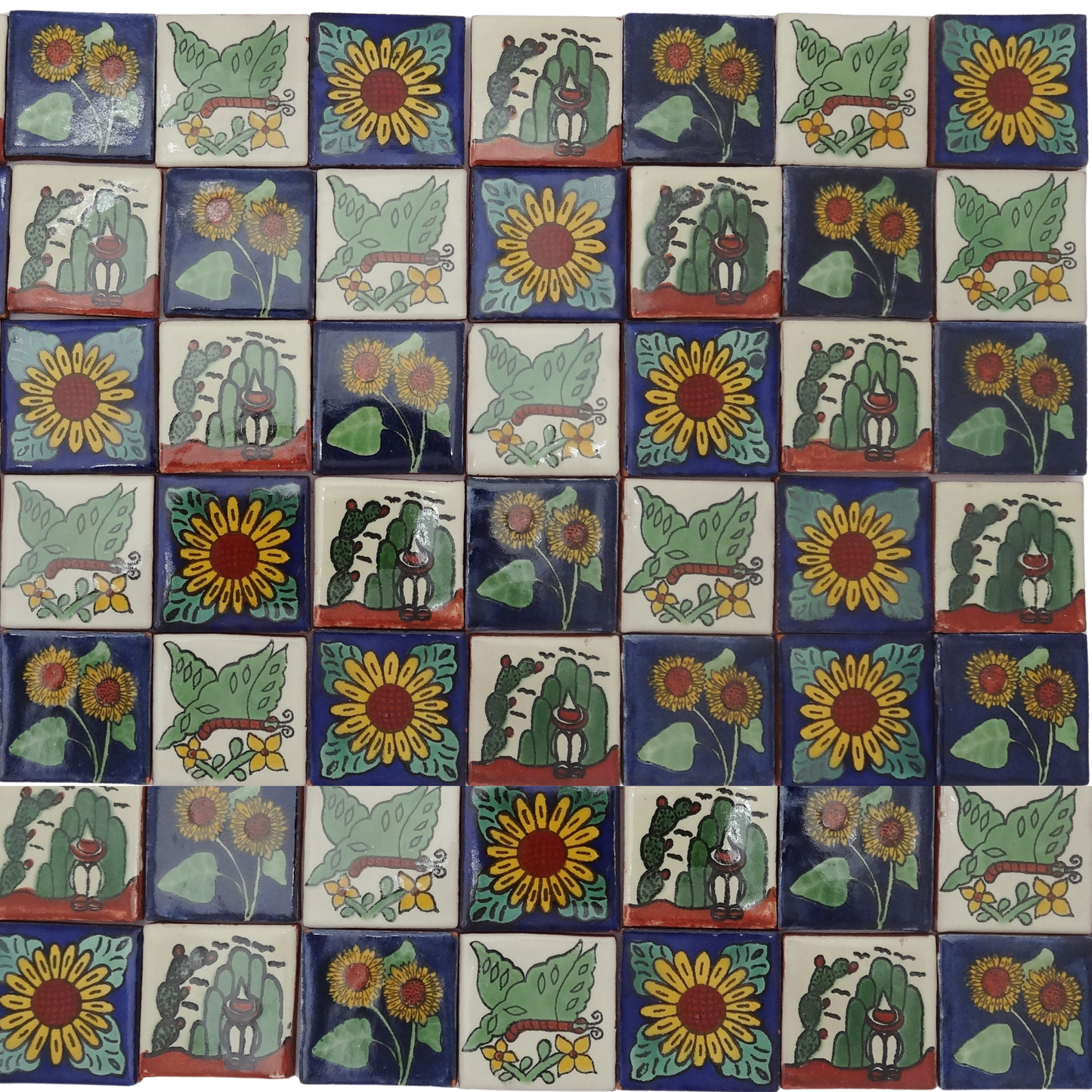 "Mexico Naturaleza" Tile Collection - 50 x 5cm Handmade Tiles