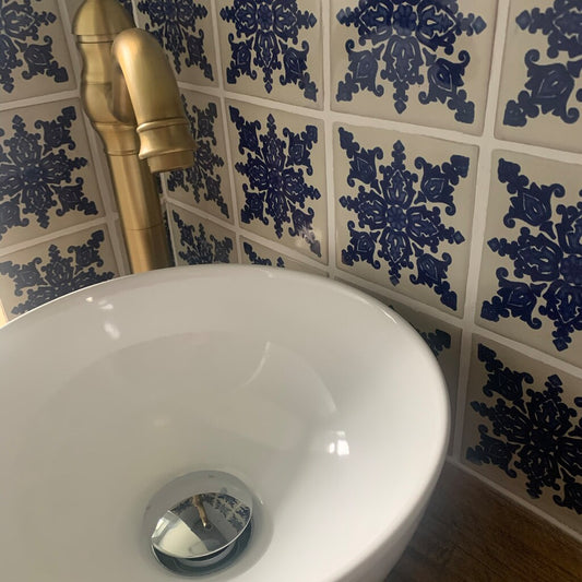 New Handmade 10.5cm Tile #44