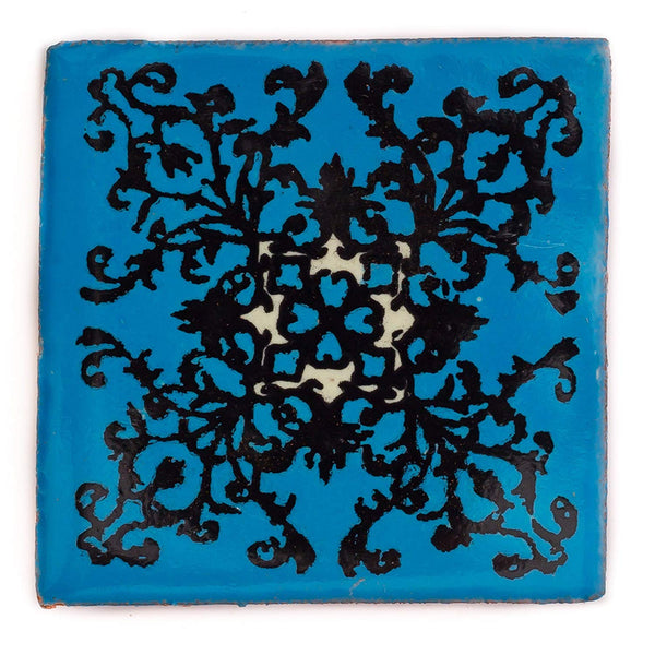 "Blue Tones" Tile Collection - 50 x 5cm Assorted Talavera Mexican Handmade Tiles