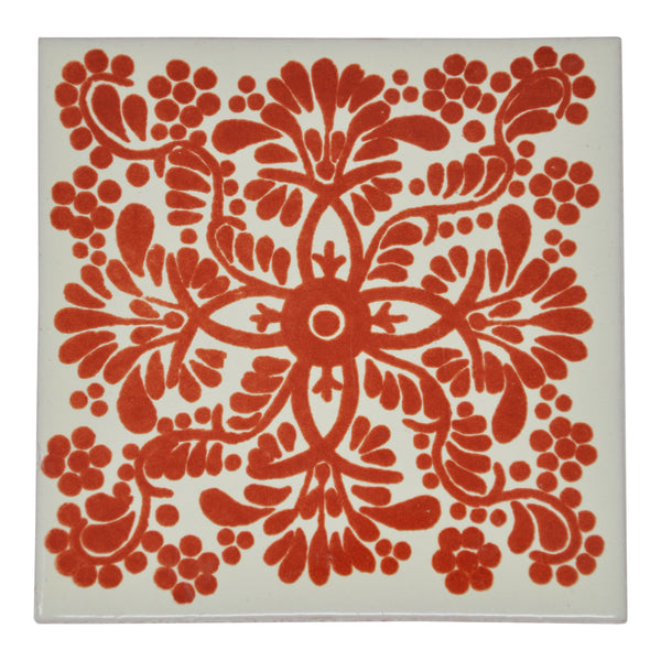 "Notas de Naranja" Tile Collection - 25 x 10.5cm Assorted Talavera Mexican Handmade Tiles