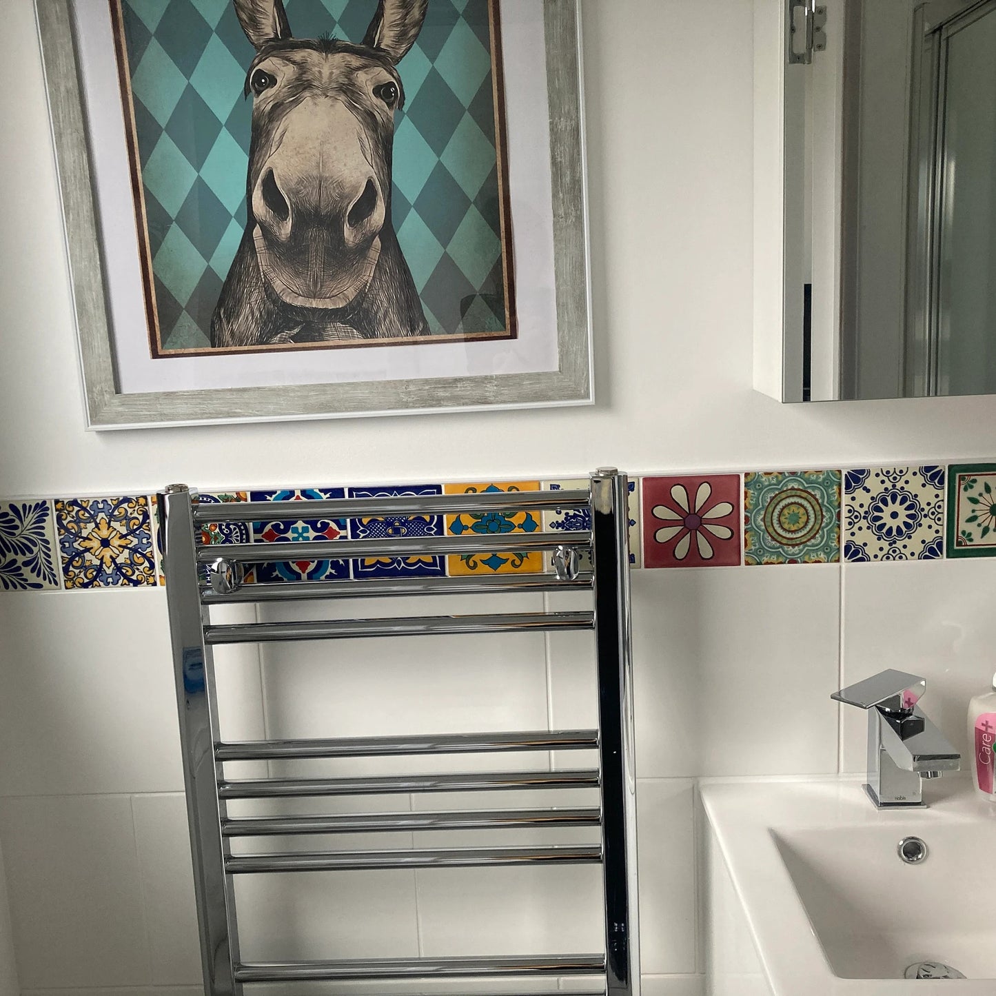 "Aleatorio" Tile Collection - 36 x 10.5cm Assorted Talavera Mexican Handmade Tiles