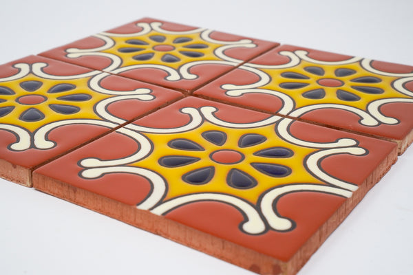 Maya Handmade Relief 10.5cm Tile