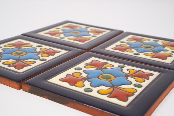 Emilia Handmade Relief 10.5cm Tile