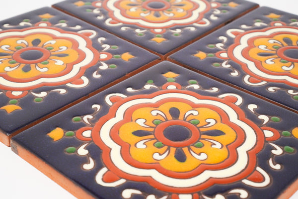 Isla Handmade Relief 10.5cm Tile