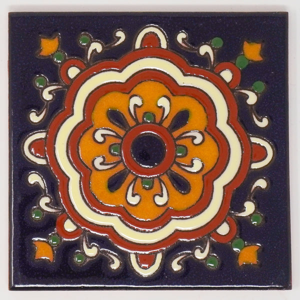 Isla Handmade Relief 10.5cm Tile