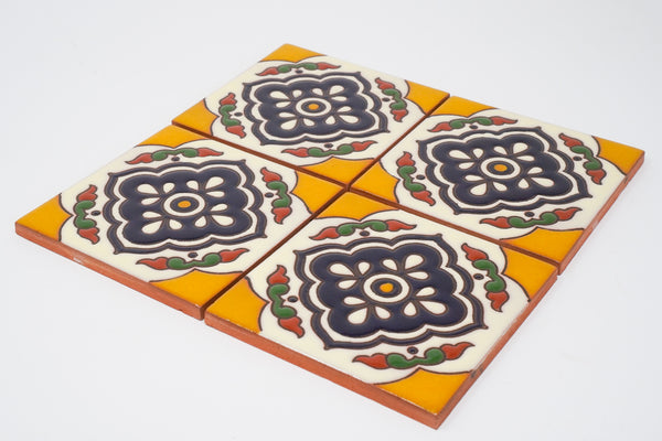 Rosa Handmade Relief 10.5cm Tile