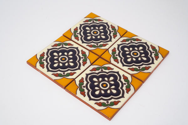 Rosa Handmade Relief 10.5cm Tile
