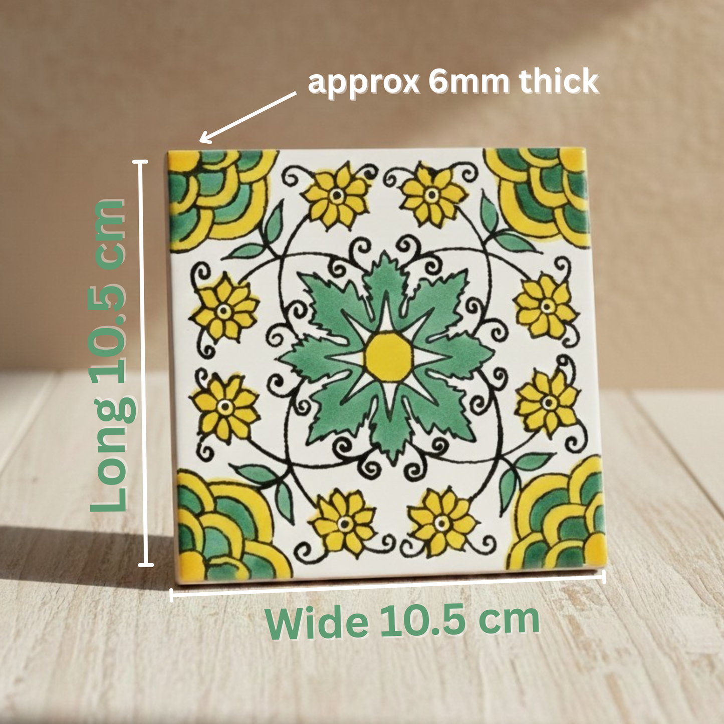 Xavier Handmade 10.5cm Tile