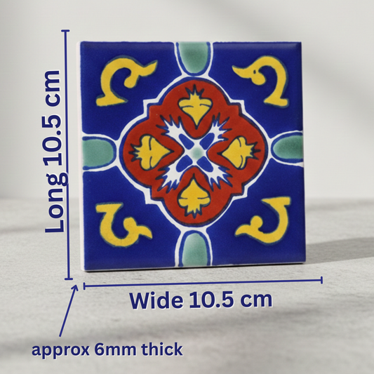Domingo Handmade 10.5cm Tile