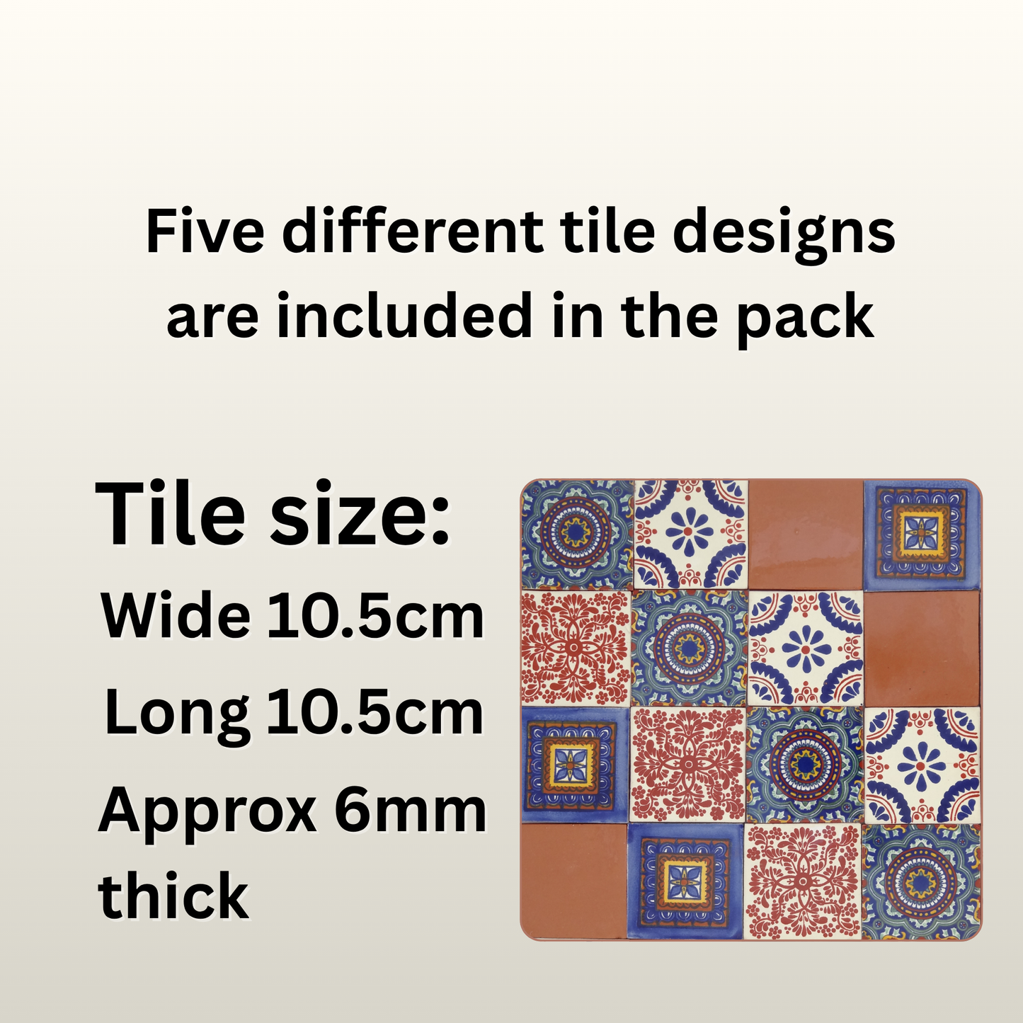 "Notas de Naranja" Tile Collection - 25 x 10.5cm Handmade Tiles