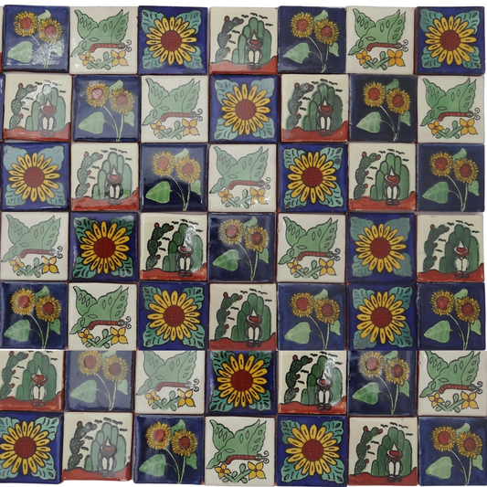 "México Naturaleza" Tile Collection - 50 x 5cm Handmade Tiles