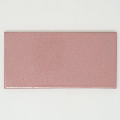 Dusty Rose Brick Shape Tile (6x3 inch)
