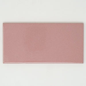 Dusty Rose Brick Shape Tile (6x3 inch)