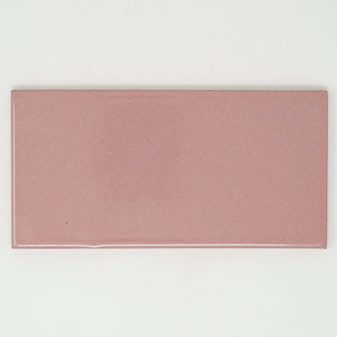 Dusty Rose Brick Shape Tile (6x3 inch)