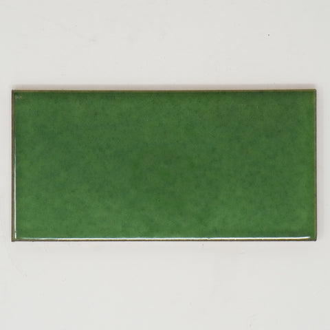 Misty Green Brick Shape Tile (6x3 inch)