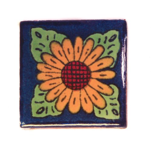 "Blue Tones" Tile Collection - 50 x 5cm Assorted Talavera Mexican Handmade Tiles