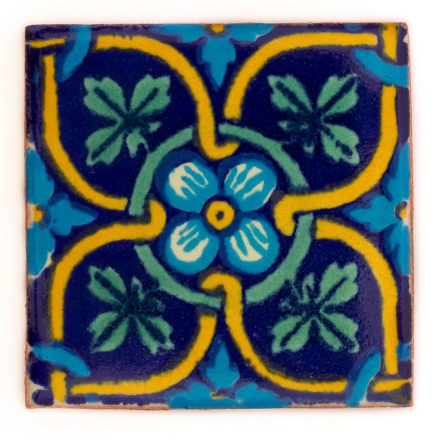 "Blue Tones" Tile Collection - 50 x 5cm Assorted Talavera Mexican Handmade Tiles