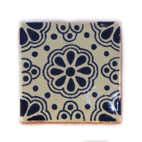 "Azul y Blanco" Tile Collection - 50 x 5cm Assorted Talavera Mexican Handmade Tiles