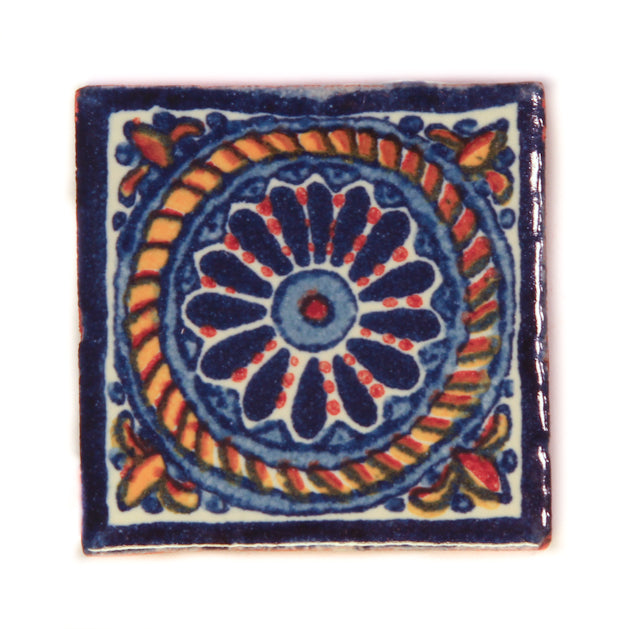 "Hermosos Patrones" Tile Collection - 50 x 5cm Assorted Talavera Mexican Handmade Tiles