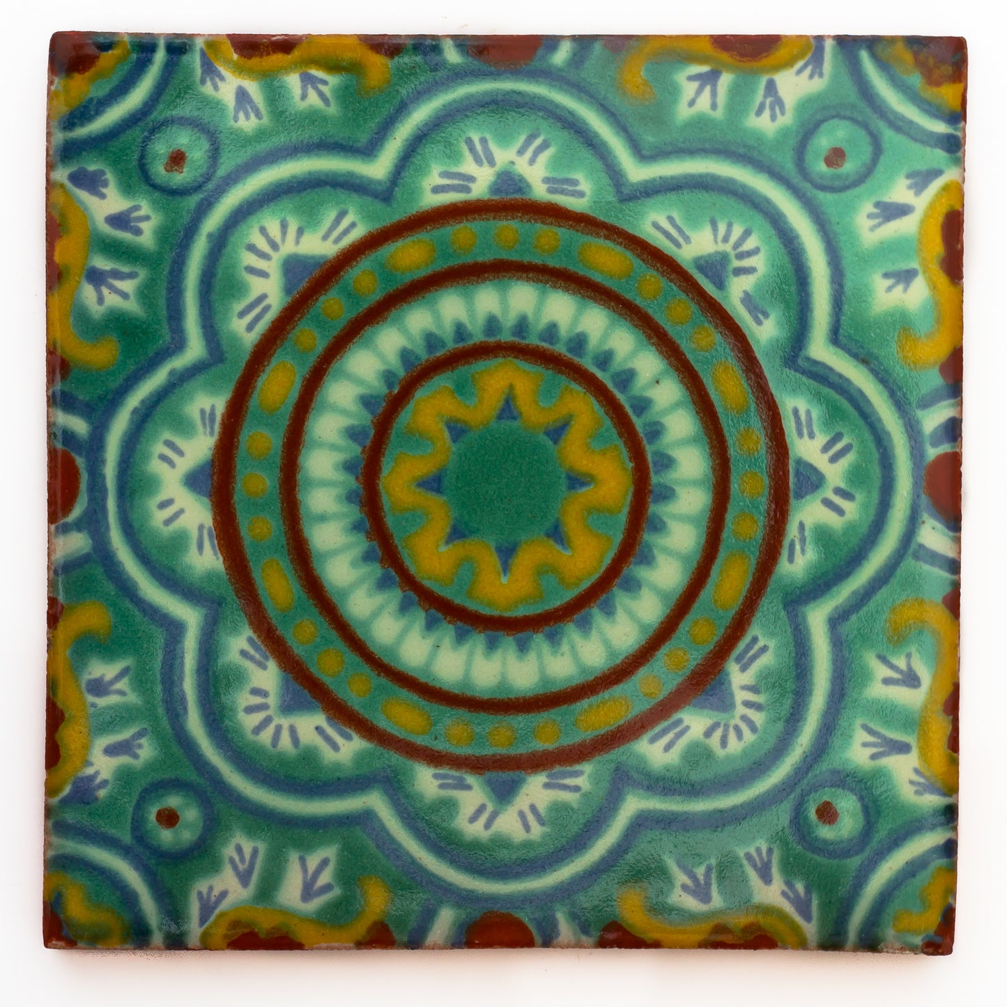"Hermosos Patrones" Tile Collection - 50 x 5cm Assorted Talavera Mexican Handmade Tiles