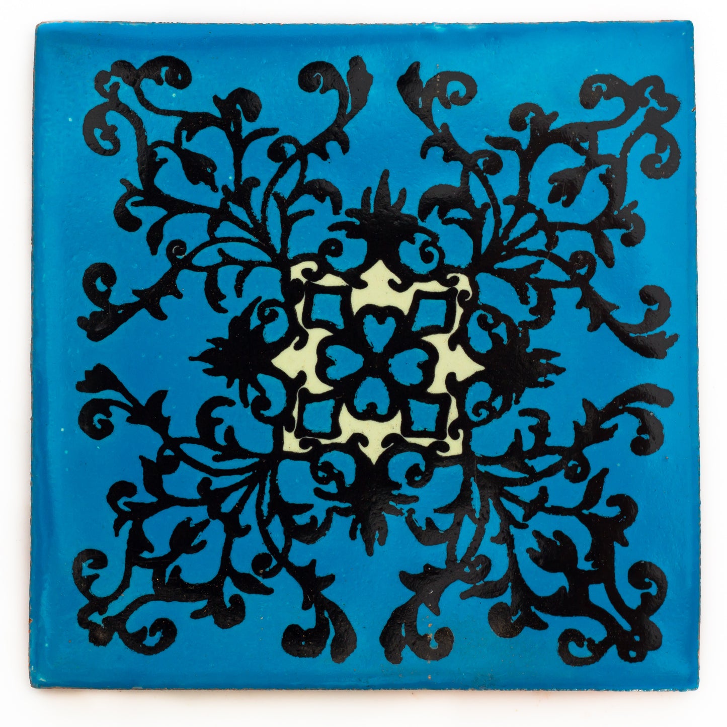 "Azul Brillante" Tile Collection - 25 x 10.5cm Assorted Talavera Mexican Handmade Tiles