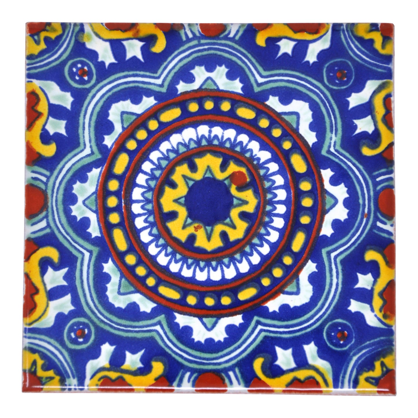 "Notas de Naranja" Tile Collection - 25 x 10.5cm Assorted Talavera Mexican Handmade Tiles