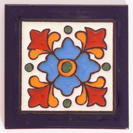 Emilia Handmade Relief 10.5cm Tile