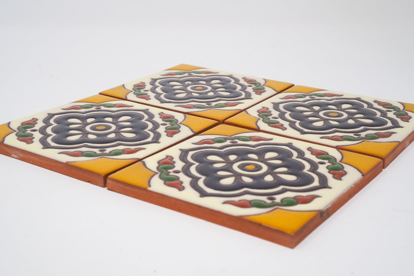 Rosa Handmade Relief 10.5cm Tile